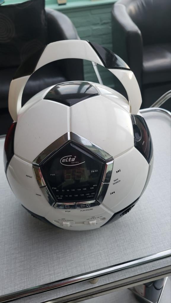 Voetbal radio cd speler, Enlèvement, Comme neuf
