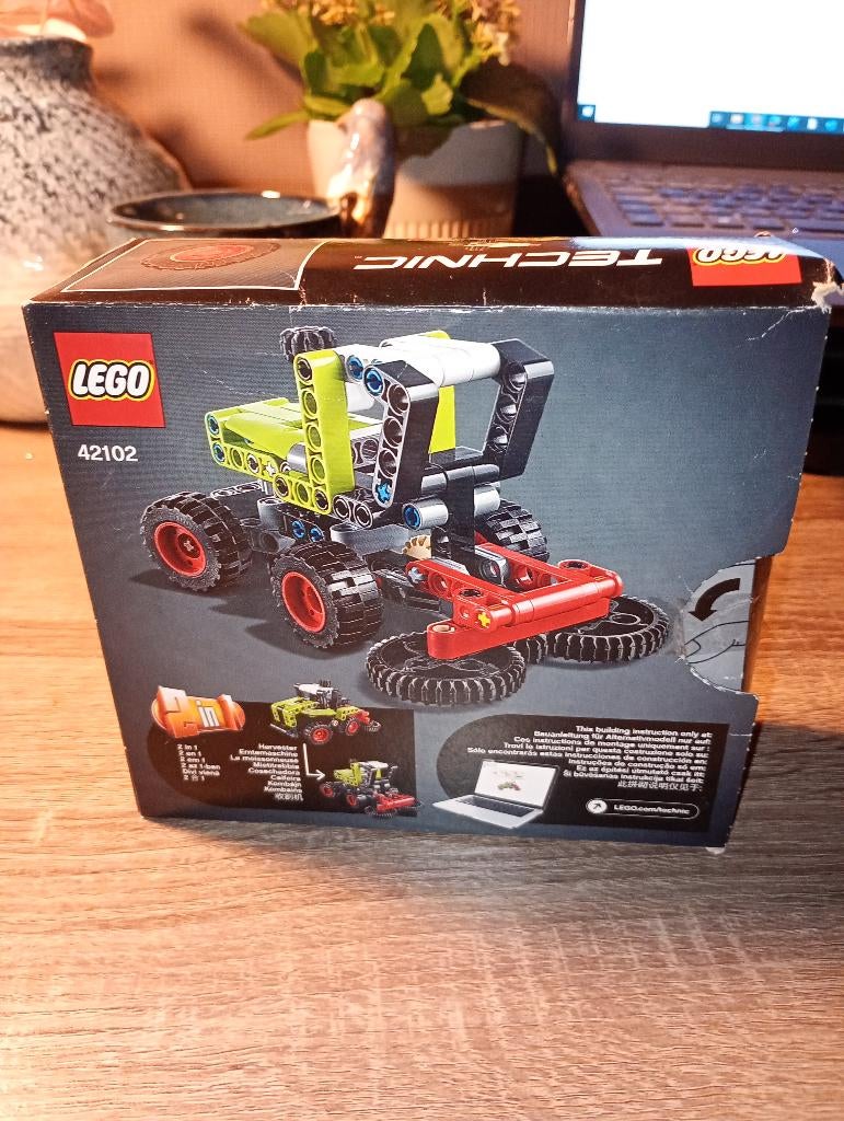 Lego Technic - Mini Claas Xerion - 42101, Ophalen of Verzenden, Gebruikt, Complete set, Lego