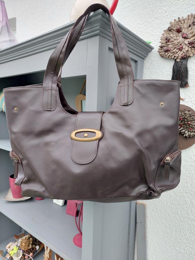 SAC A MAINS  RODIER, Handtassen en Accessoires, Tassen | Damestassen, Ophalen of Verzenden, Gebruikt, Bruin, Handtas