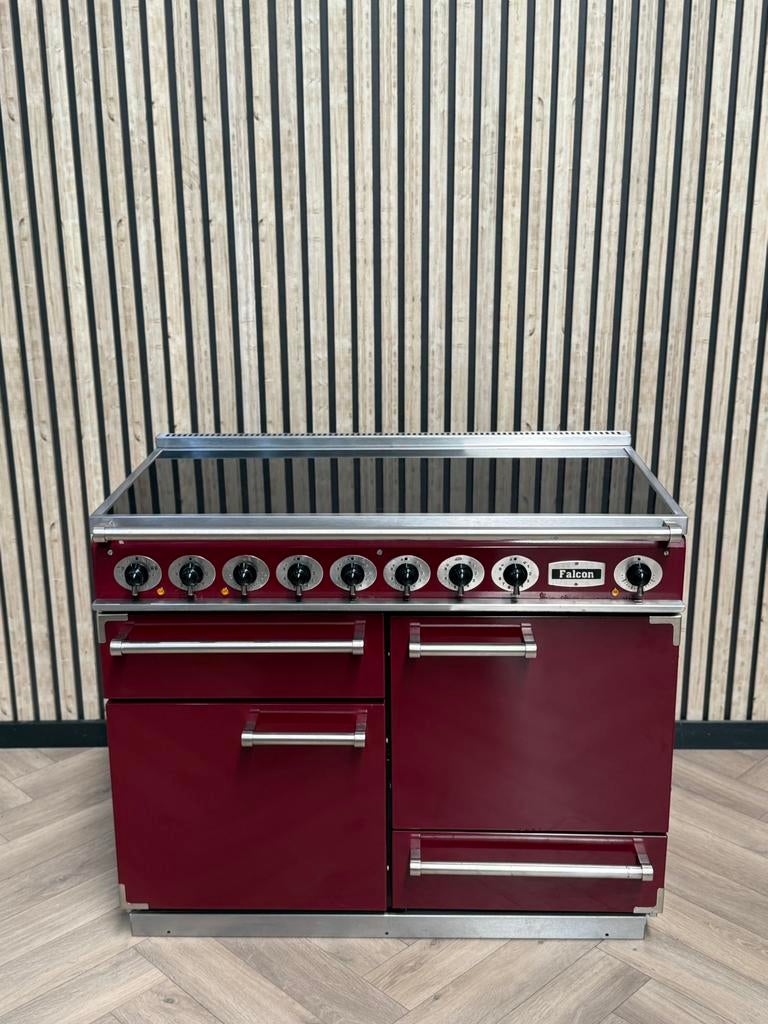 Falçon Deluxe Bordeaux à induction 110 cm avec air chaud, Electroménager, Cuisinières, Enlèvement ou Envoi, Gril, Électrique