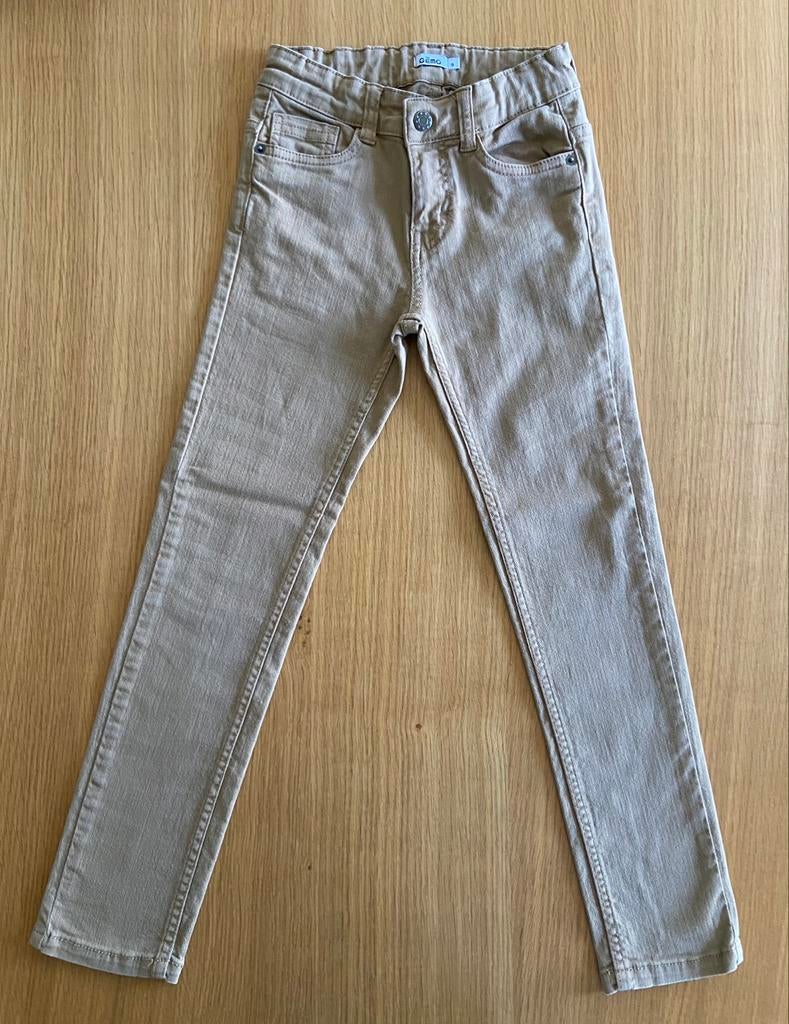 Pantalon / Jeans beige voire moutarde clair - 9 ans - 7€
