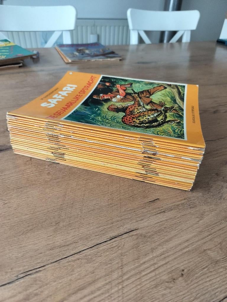 Reeks  safari 1-23 Vandersteen met stickers, Boeken, Ophalen of Verzenden