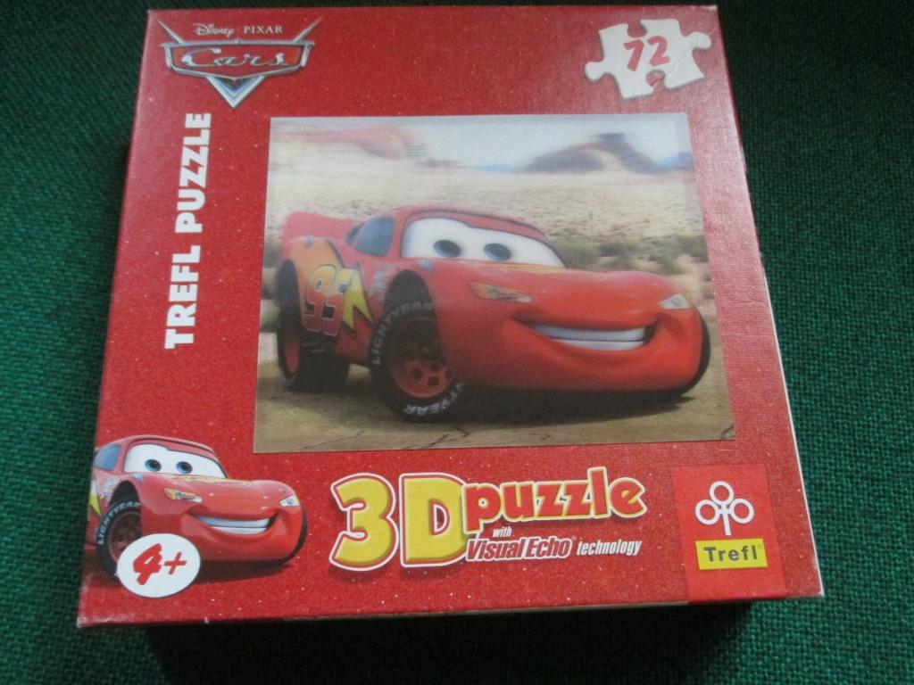 Puzzle 3D Voitures Trefl 72 pièces, Enlèvement ou Envoi, Plus de 50 pièces, Comme neuf, 4 à 6 ans