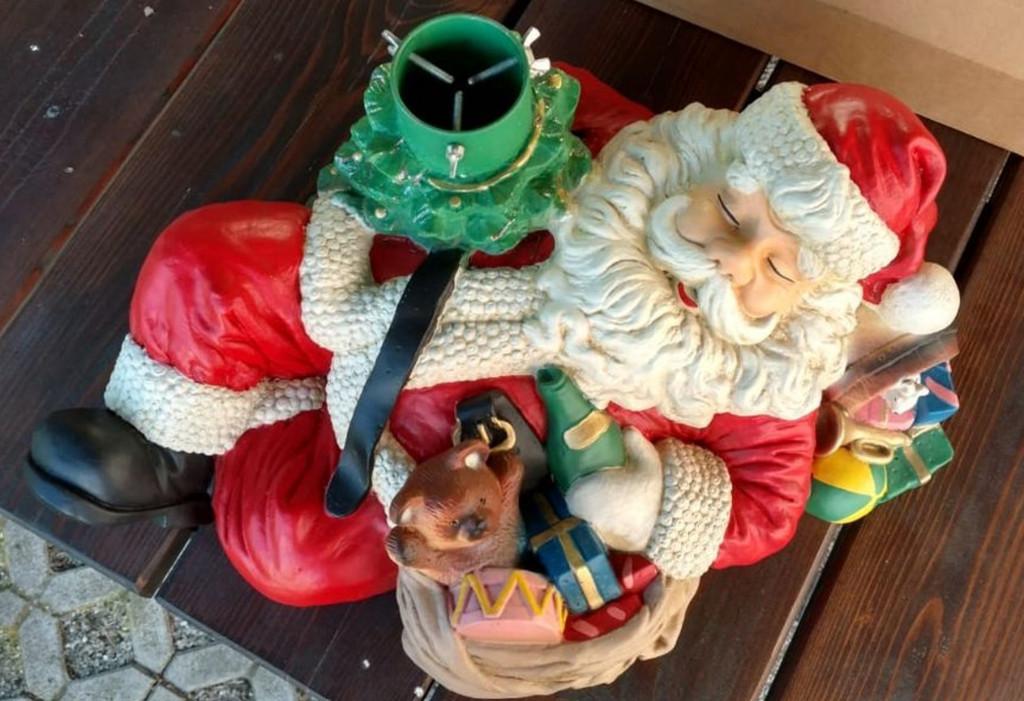pied de sapin père Noël, Divers, Noël, Enlèvement ou Envoi, Comme neuf