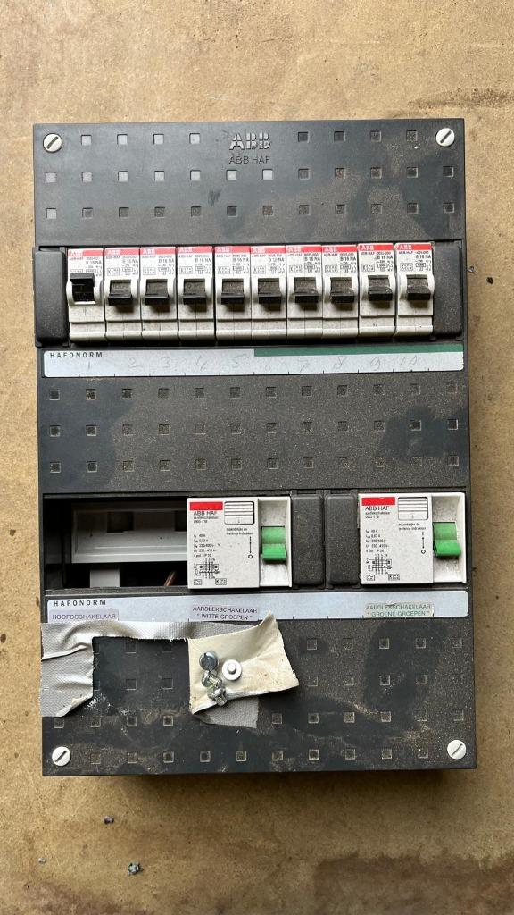 zekeringen kast compleet, zwart, Enlèvement, Utilisé, Autres types