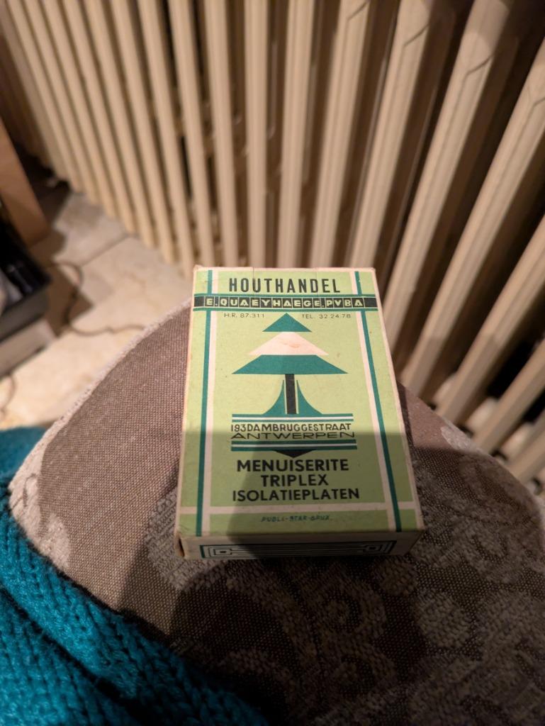 Houthandel quaeyhaege, Enlèvement ou Envoi, Comme neuf, Carte(s) à jouer