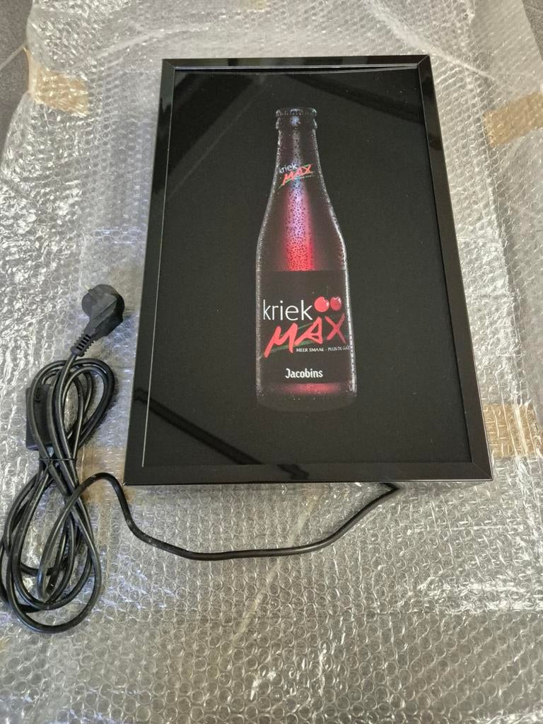 Lichtbord Kriek max, Ophalen, Nieuw, Lichtbak of (neon) lamp