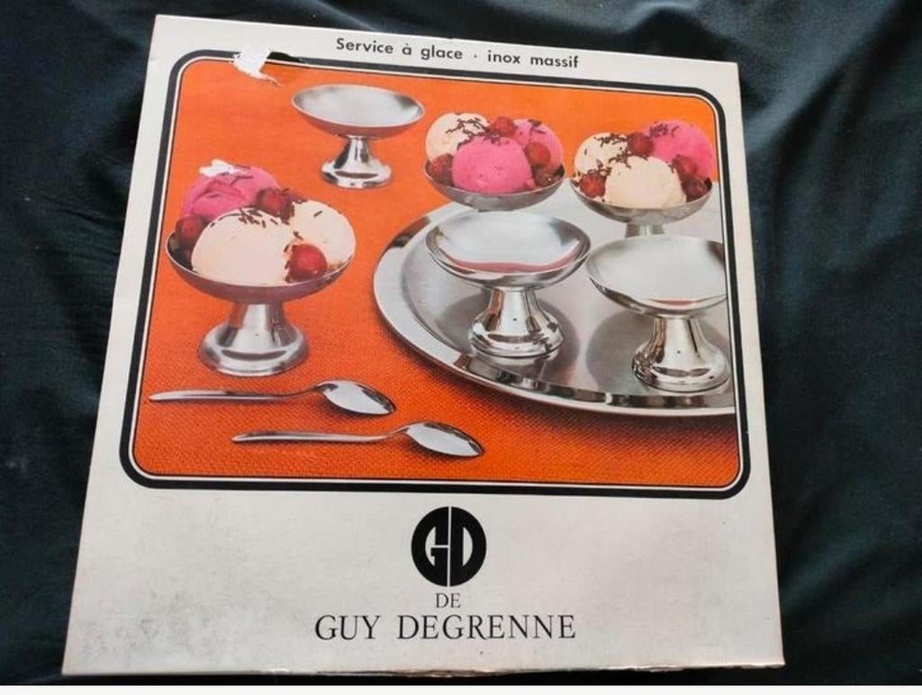 Guy Degrenne vintage ijsservies, Enlèvement