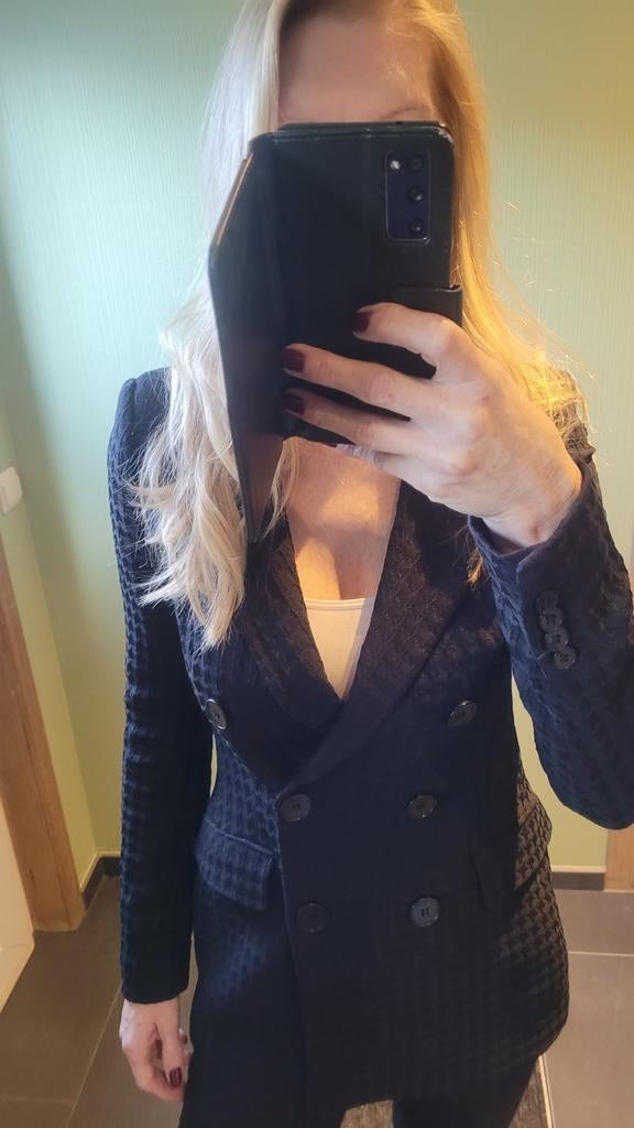 Bazer noir Zara XS comme neuf, Enlèvement ou Envoi, Zara, Comme neuf, Taille 34 (XS) ou plus petite