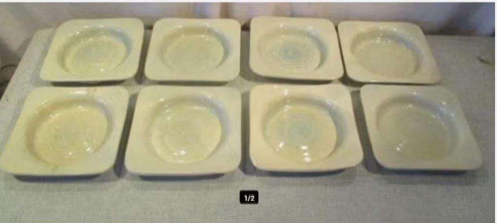 8 bols/assiettes à soupe en céramique Prima, 18 x 18, Enlèvement ou Envoi, Comme neuf, Céramique, Assiettes(s)