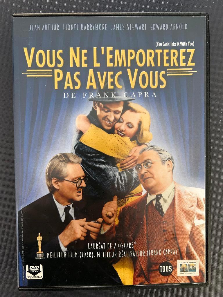 DVD Vous ne l'emporterez pas avec vous - James Stewart, Enlèvement, Comme neuf, Anglais, Anglais