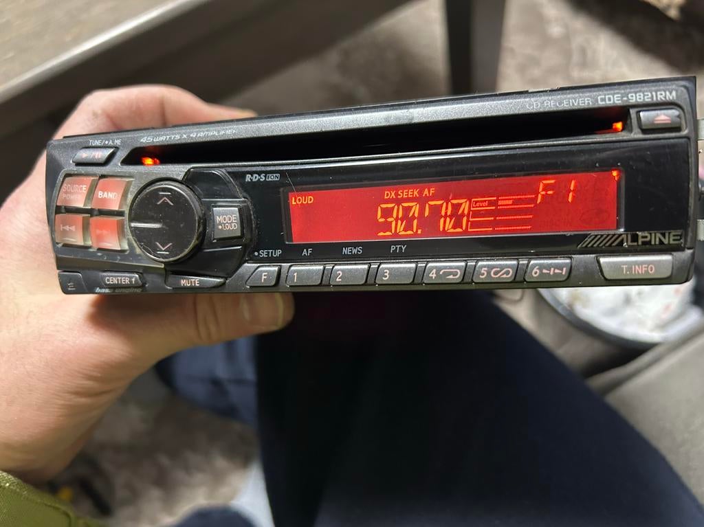 Alpine cd speler, Autos : Divers, Autoradios, Enlèvement ou Envoi, Comme neuf