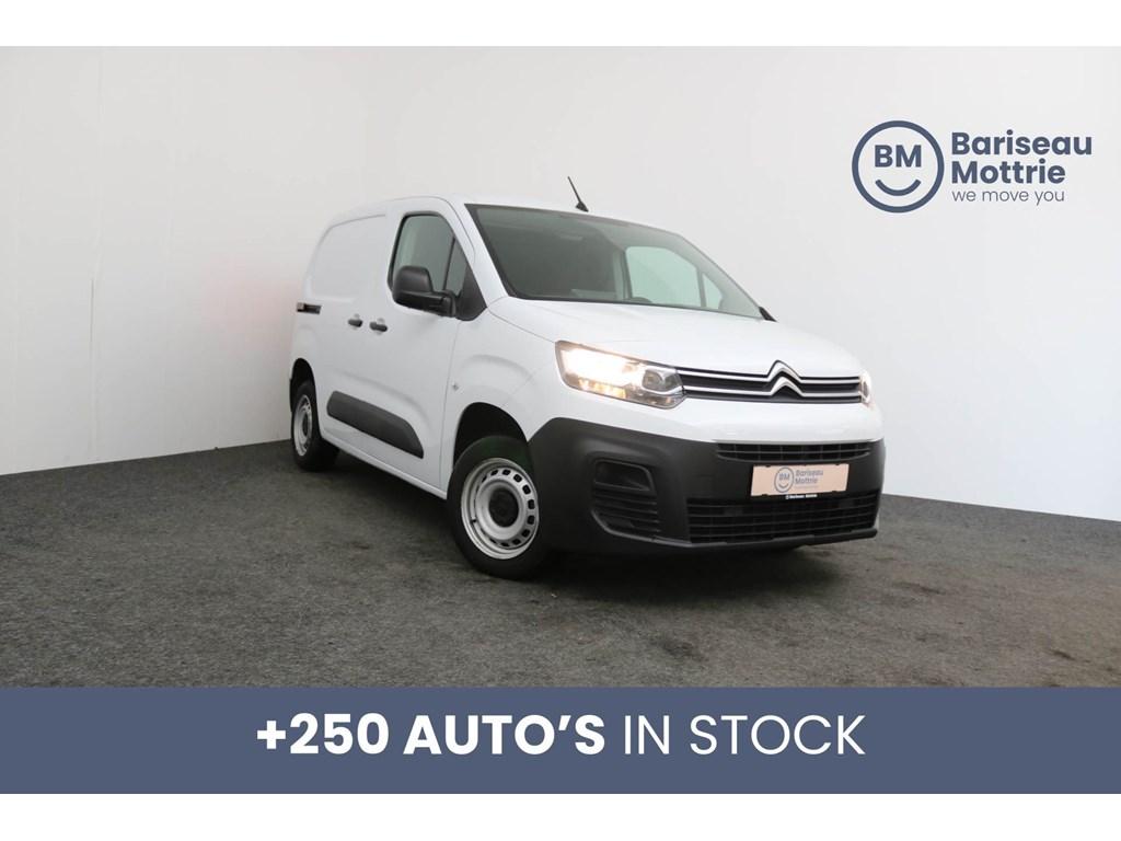 Citroen Berlingo Van 1.5D LICHTE VRACHT 3-ZIT *DAB*CARPLAY*, Auto's, Citroën, Xenon verlichting, 75 kW, Monovolume, Wit