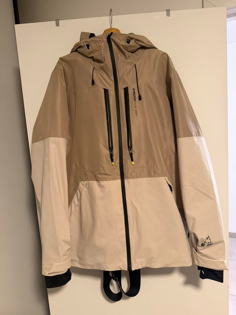 Ski jas, Ophalen, Nieuw, Maat 56/58 (XL), Beige