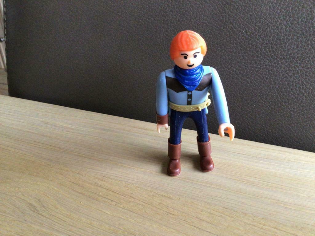 Airgam vintage figuurtje cowboy met paard, Ophalen of Verzenden, Zo goed als nieuw