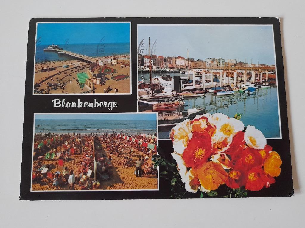 Postkaart Blankenberge,  1974, Ophalen of Verzenden, 1960 tot 1980, Gelopen, West-Vlaanderen