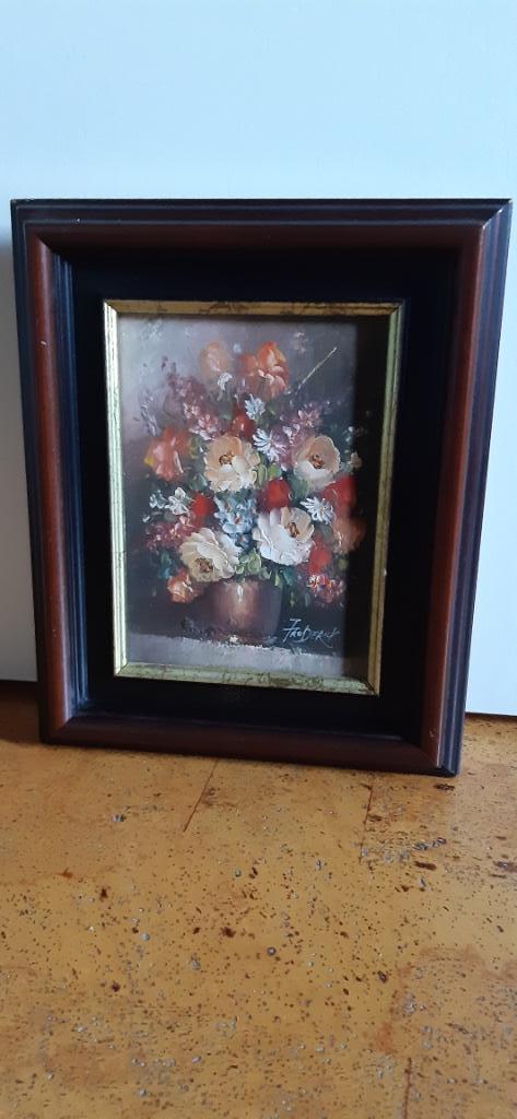 Schilderijtje op doek, Ophalen