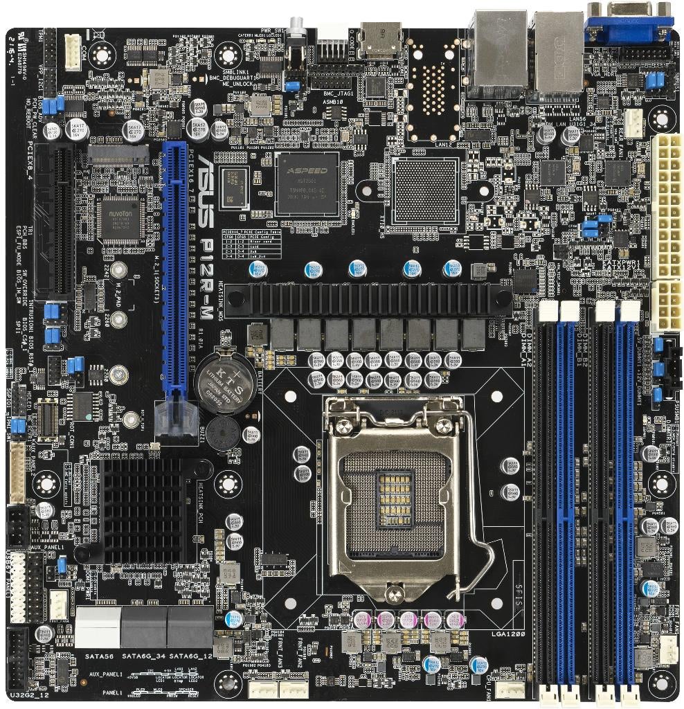Carte mère ASUS P12R-M - neuve et scellée, Neuf, Enlèvement ou Envoi, DDR4, Micro-ATX