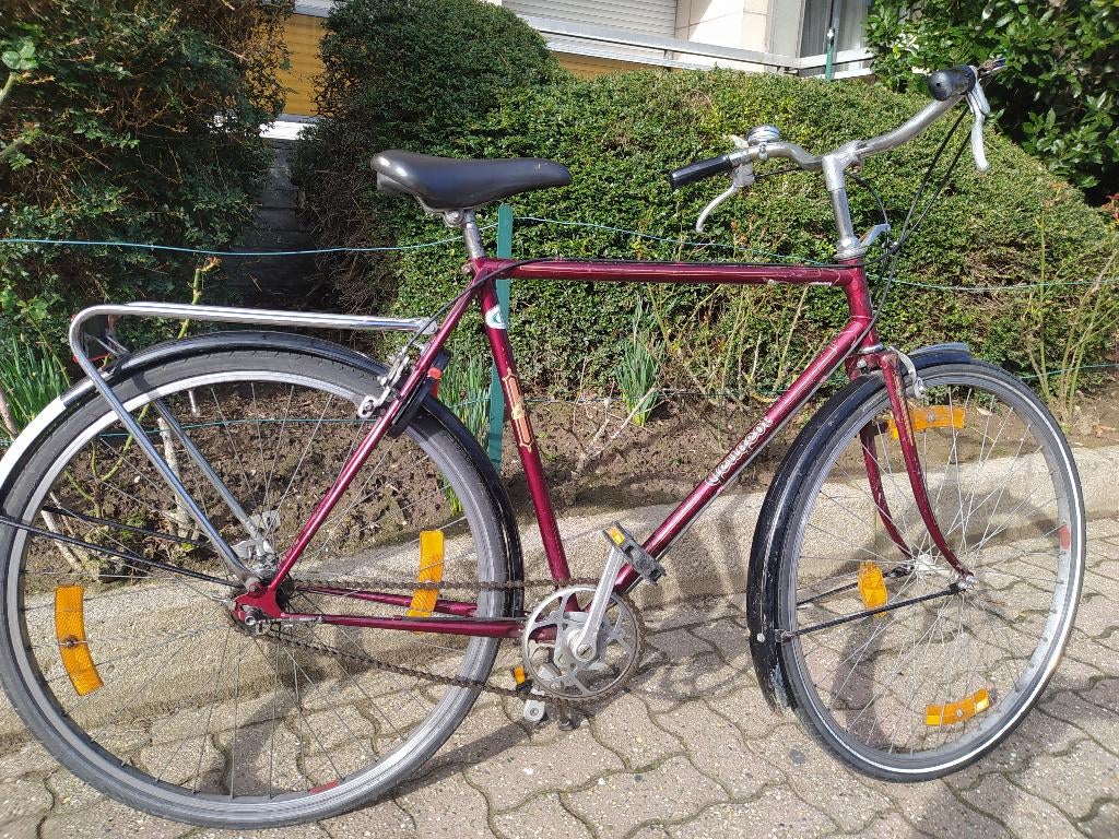 Peugeot vintage fiets met 3 versnellingen, Fietsen en Brommers, Gebruikt, Staal, Heren, Ophalen