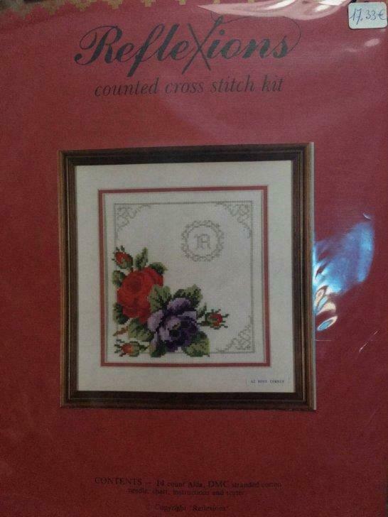 Bloemen borduurkit -50% nu 8.65€, Hobby en Vrije tijd, Ophalen of Verzenden, Nieuw