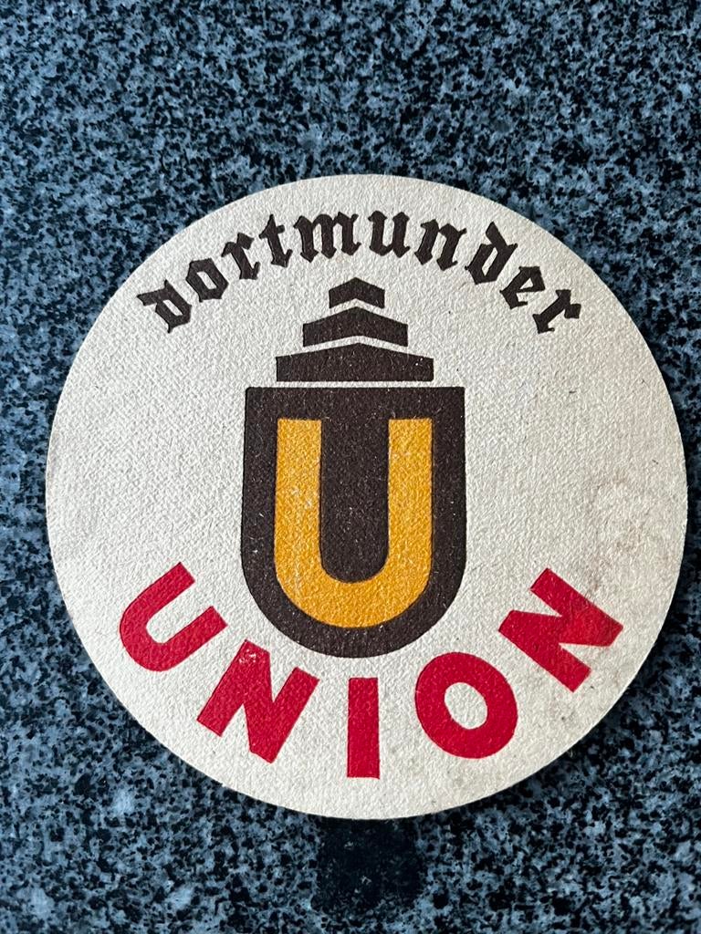 Bierkaartje Union Dortmunder, Verzamelen, Ophalen of Verzenden, Zo goed als nieuw