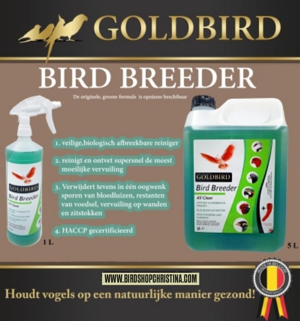 Bird Breeder 1L Gold Bird - Boutique et boutique en ligne, Enlèvement