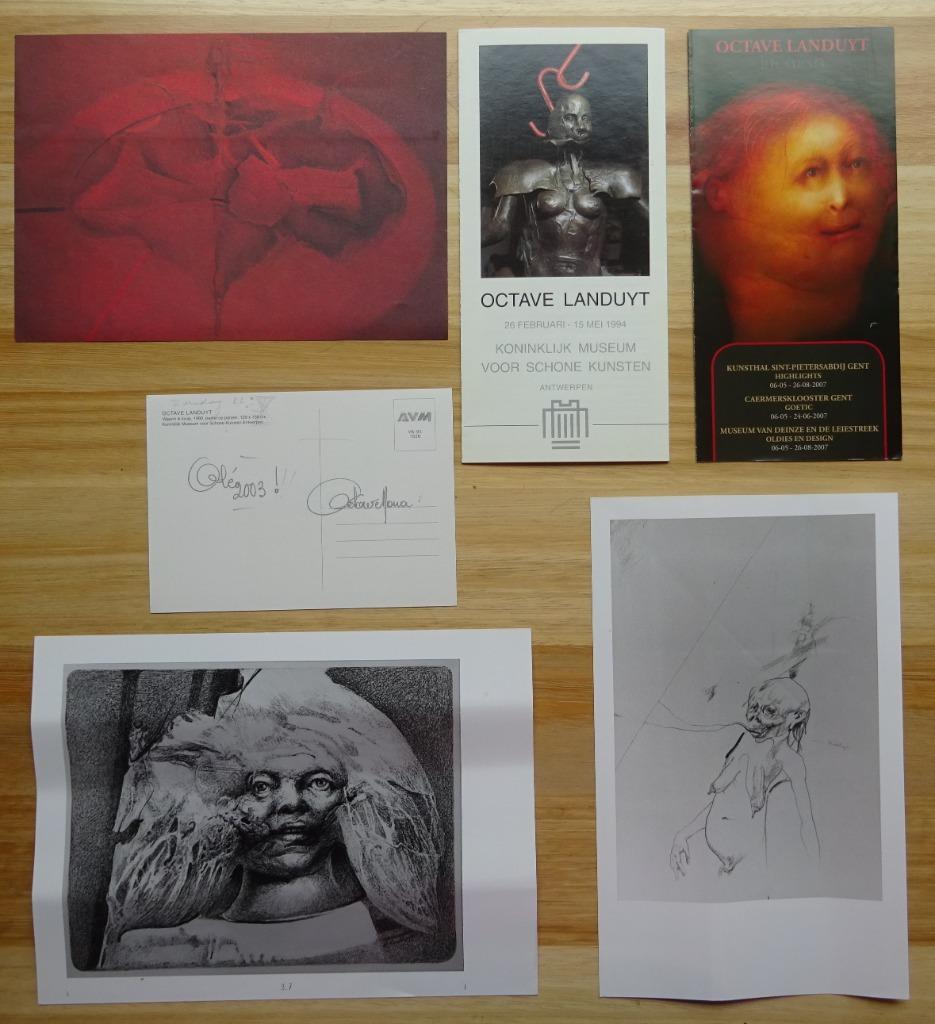 Octave Landuyt, 6 verzamelitems **, Livres, Art & Culture | Arts plastiques, Utilisé, Enlèvement ou Envoi