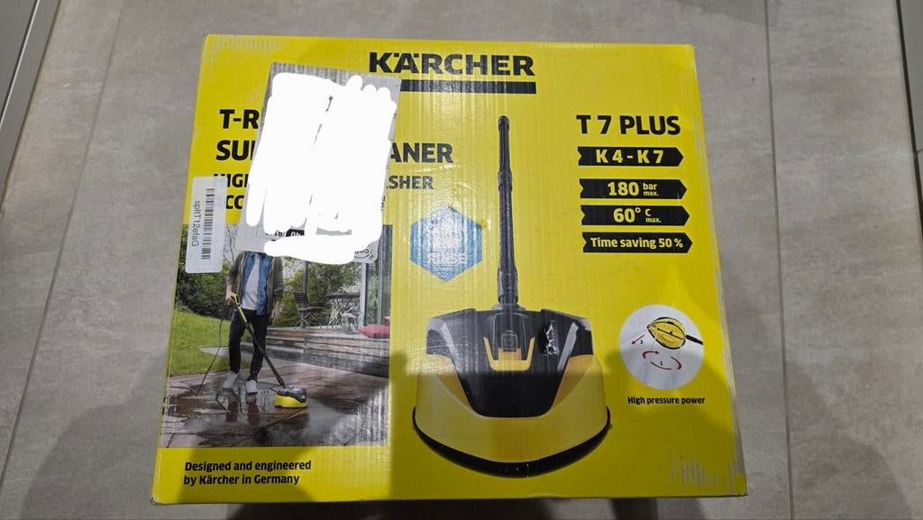 Karcher T7 plus terras reiniger, Ophalen