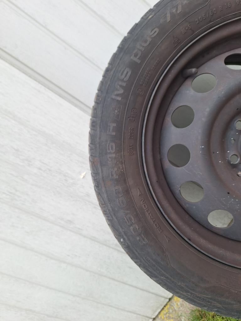 4 metalen velgen met winterbanden.Van citroën Picasso., Enlèvement