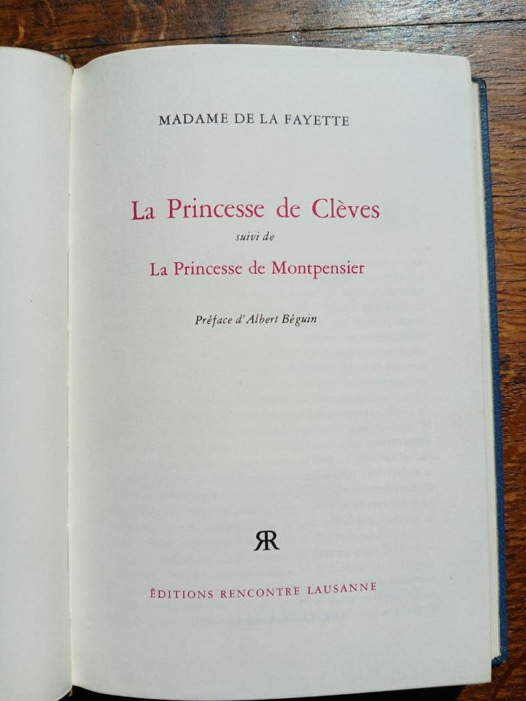 Mme de La Fayette - La Princesse de Clève/La Princesse de M, Livres, Romans, Comme neuf, Europe autre, Enlèvement ou Envoi