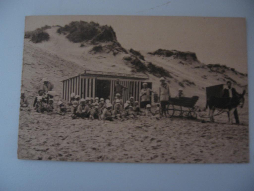 Ostende: carte postale de la côte belge, estampillée 04/07/1, Enlèvement ou Envoi, 1920 à 1940, Affranchie, Flandre Occidentale