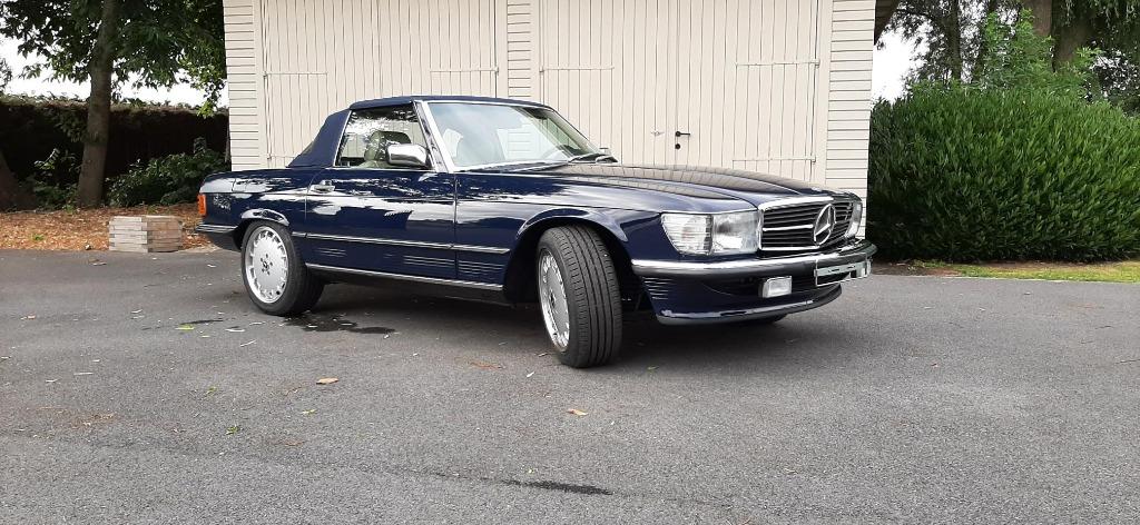 MERCEDES 560 SL V 8 .UNIEK IN NIEUWSTAAT EN OLDTIMER GEKEURD, foto 10