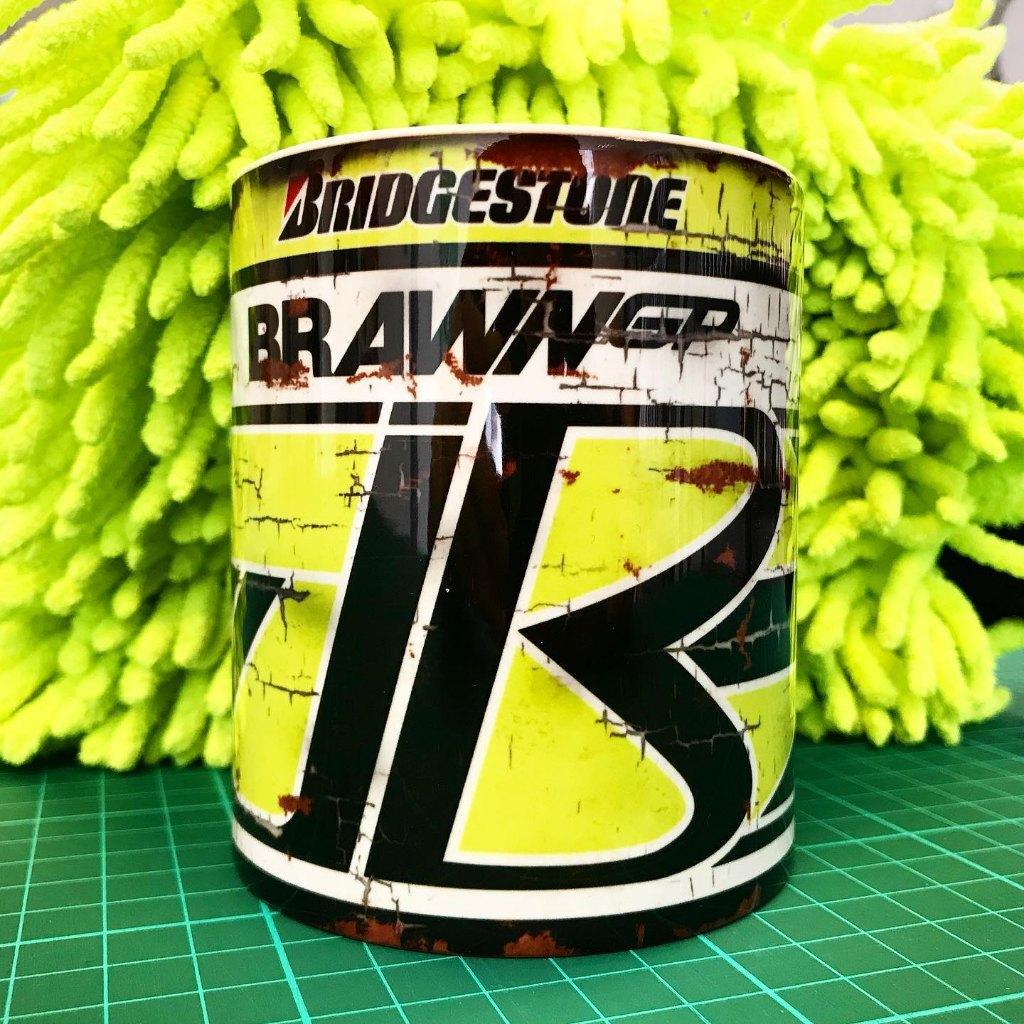 Jenson Button 2009 helm Brawn GP World Champion F1 mok, Ophalen of Verzenden, Nieuw, Formule 1