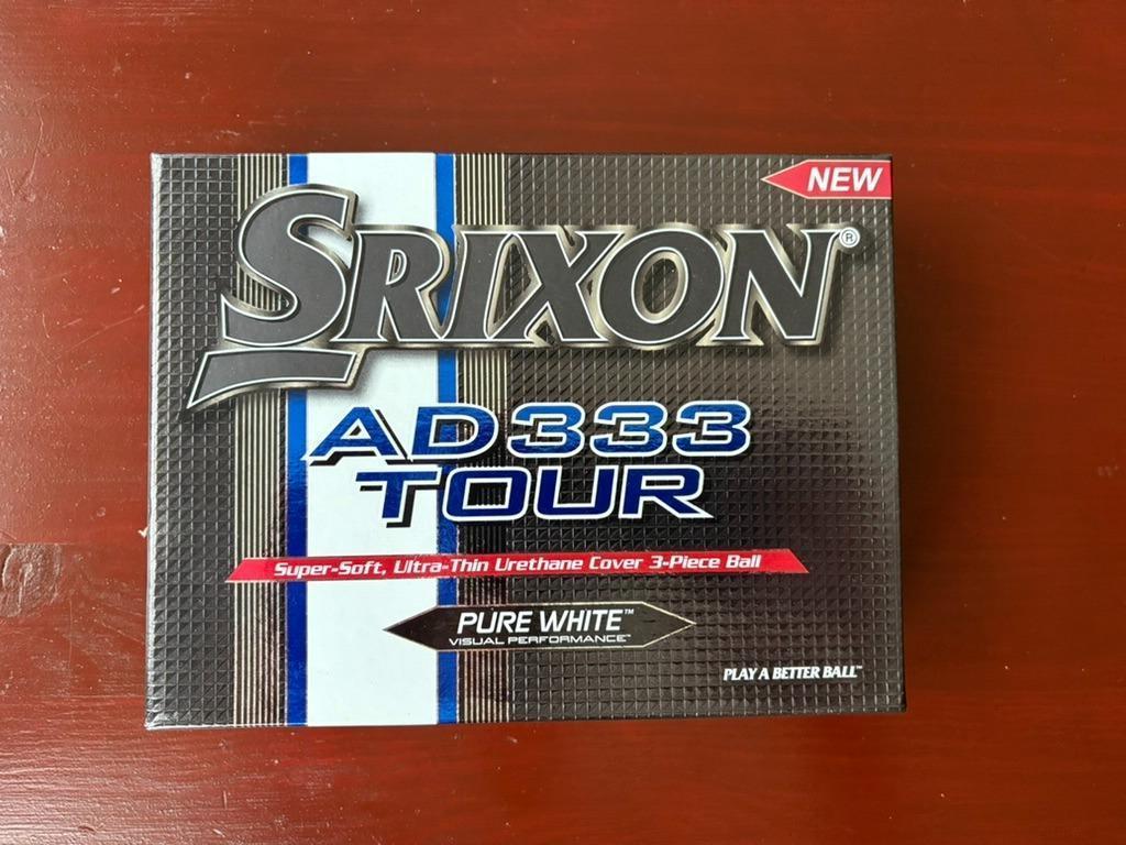 Tout neuf ! Balles de golf Srixon AD333 Tour, Sports & Fitness, Golf, Enlèvement ou Envoi, Neuf, Balle(s), Autres marques