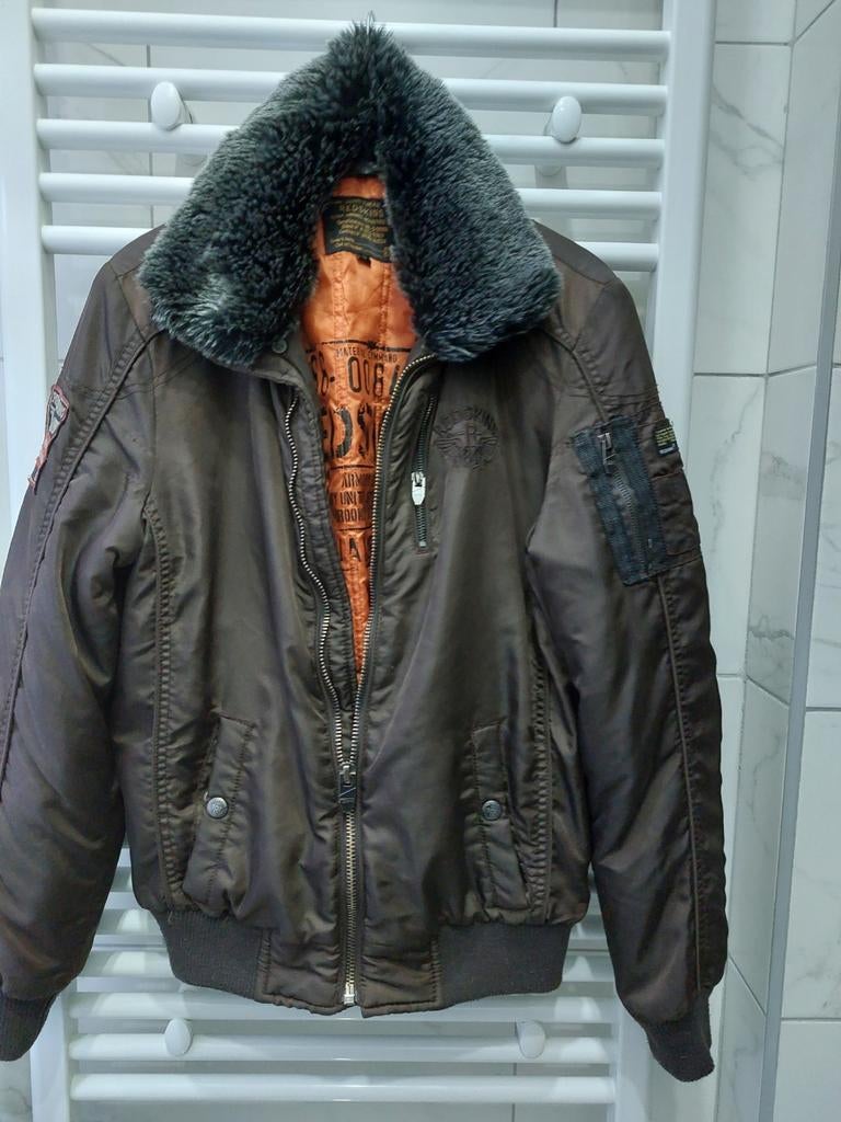 Blouson REDSKINS col amovible taille small 30 euros, Enlèvement, Comme neuf