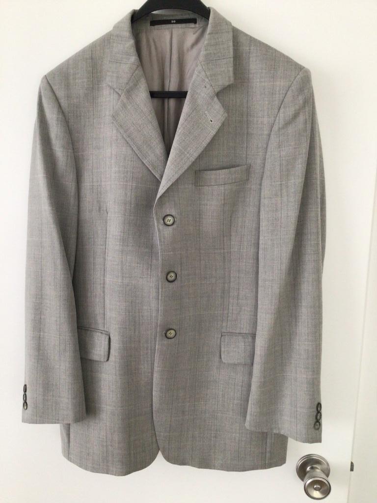Heren blazer, Ophalen, Zo goed als nieuw, Maat 48/50 (M), Grijs