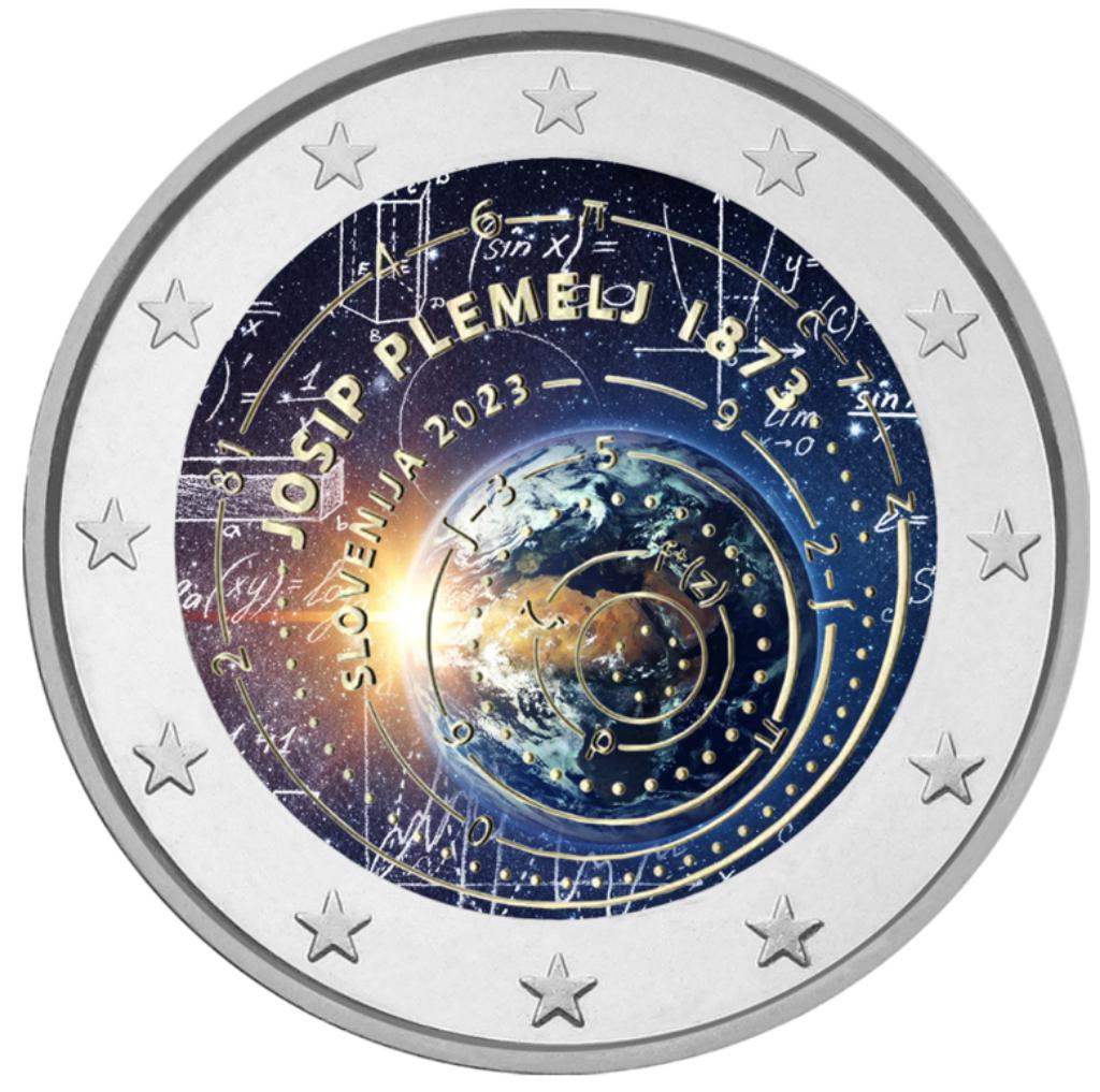 2 euro Slovenië 2023 Josip Premelj gekleurd, Ophalen of Verzenden, Slovenië, 2 euro