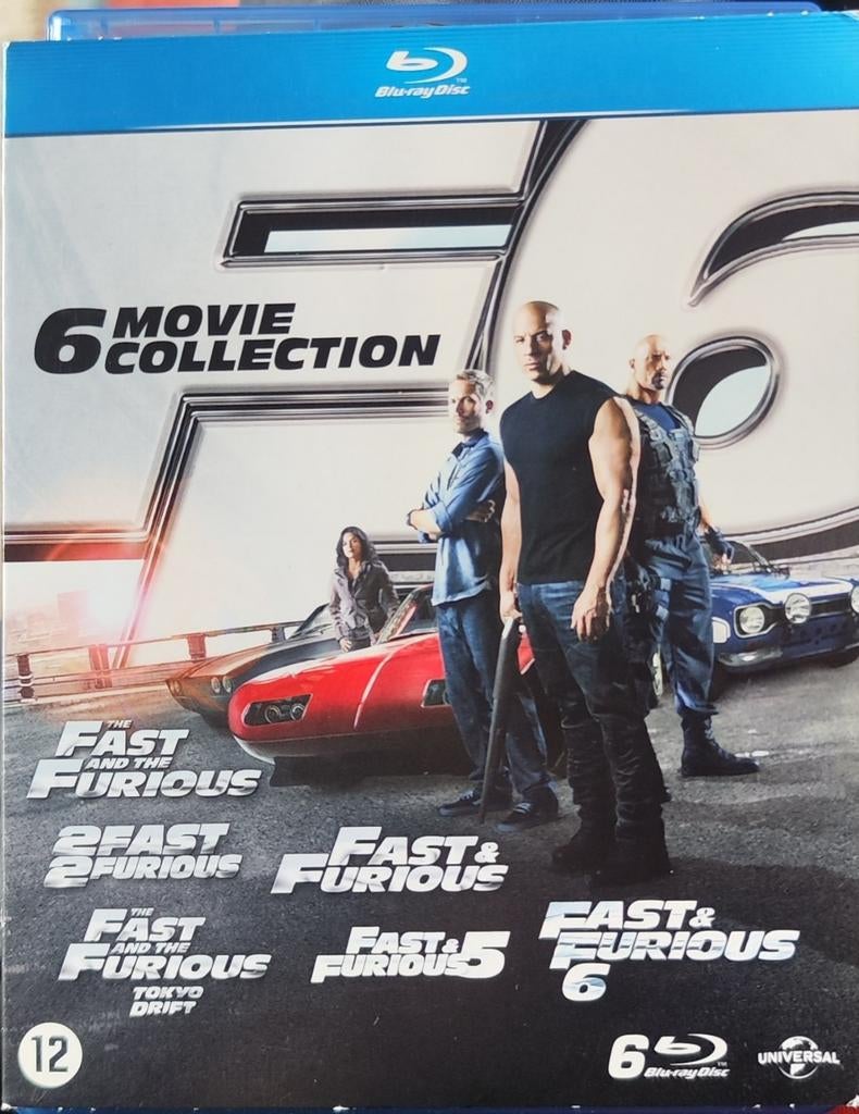 Blu-ray contre Fast & Furious 1 à 8 Vin Diesel, Enlèvement ou Envoi, Comme neuf