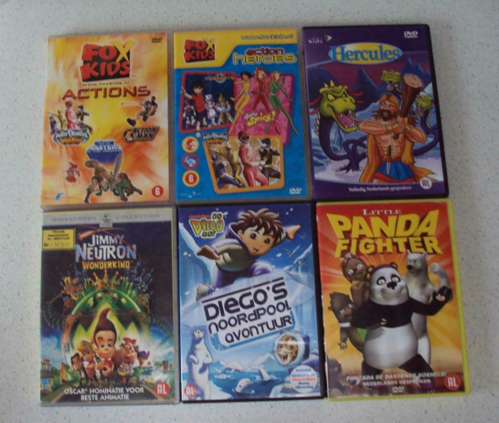 5 Kinder DVD's in prima staat! deel 3, Vanaf 6 jaar, Ophalen of Verzenden