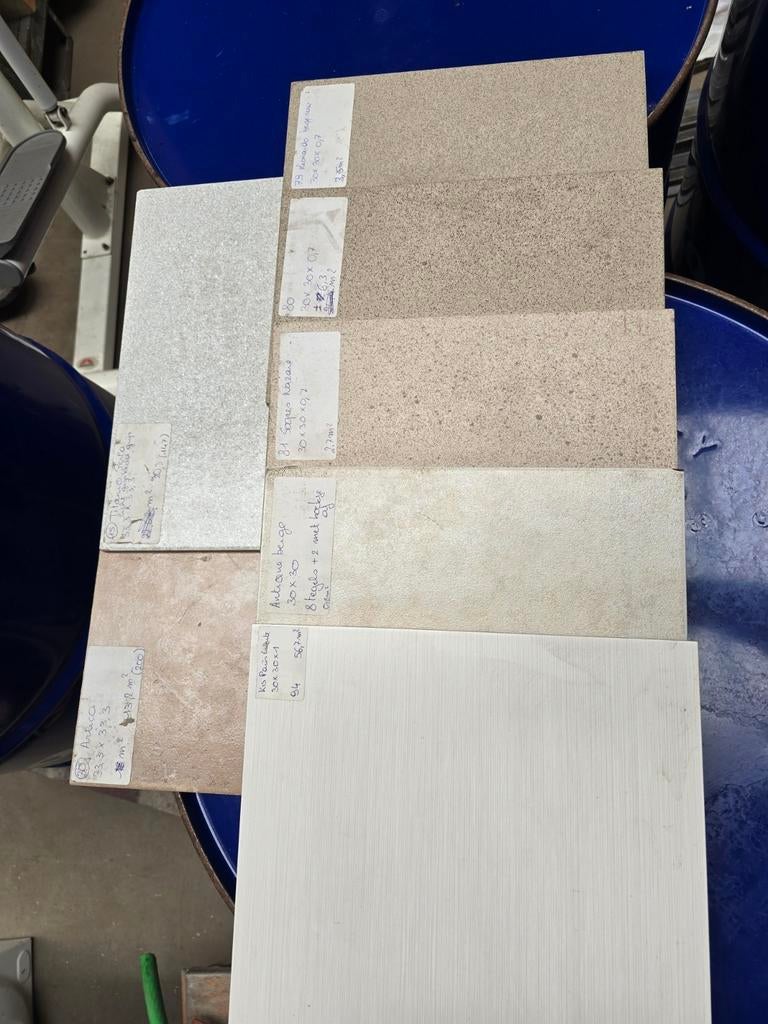 tegels vloertegel wand muur terras garage 33 X 33 en 30x30, Ophalen of Verzenden, Nieuw