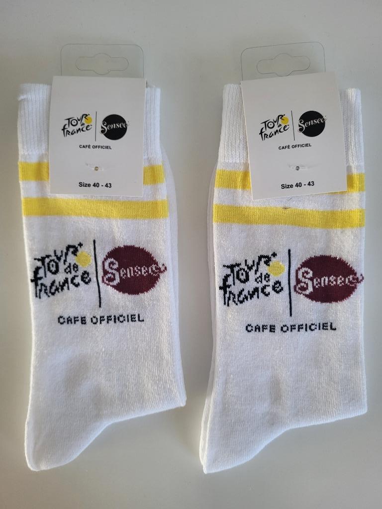 2 paar senseo kousen tour de france sokken maat 40-43, Kleding | Heren, Sokken en Kousen, Wit, Nieuw, Ophalen of Verzenden, Maat 39 t/m 42