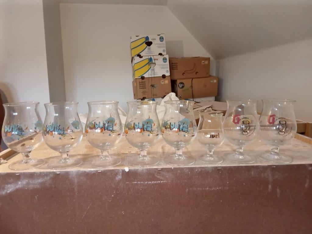 Duvel glas glazen, Verzamelen, Biermerken, Ophalen of Verzenden, Zo goed als nieuw, Duvel