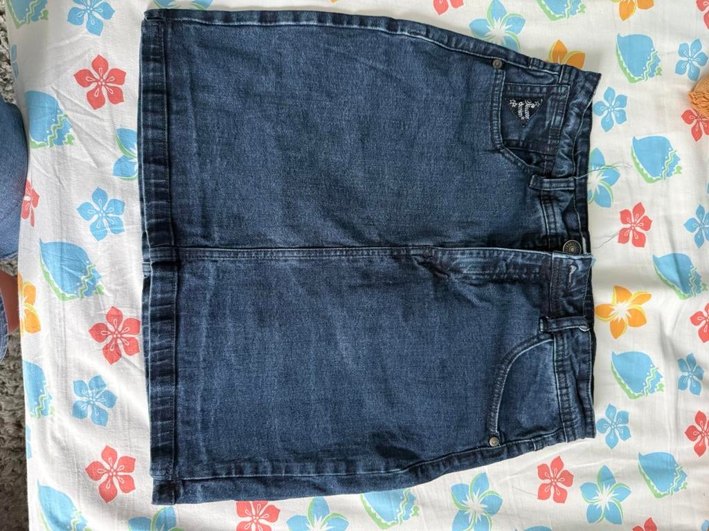 Jupe en jeans, Enlèvement ou Envoi, Porté, Taille 38/40 (M)