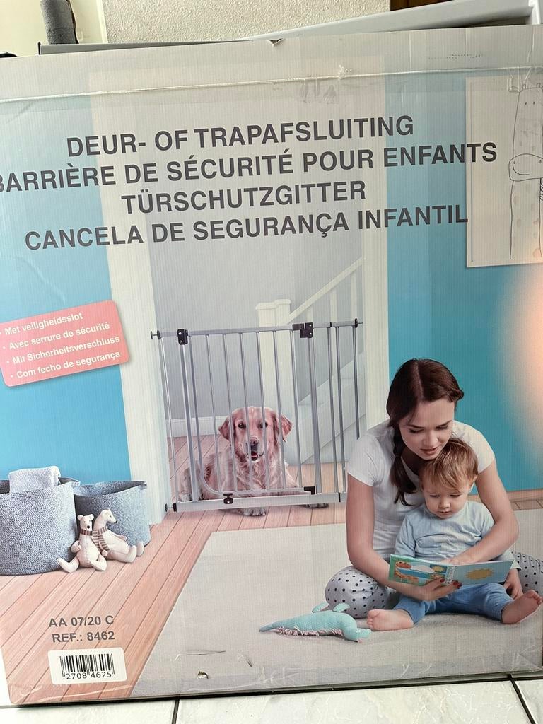 Deur/trapafsluiting alu kleurig, Ophalen, Zo goed als nieuw