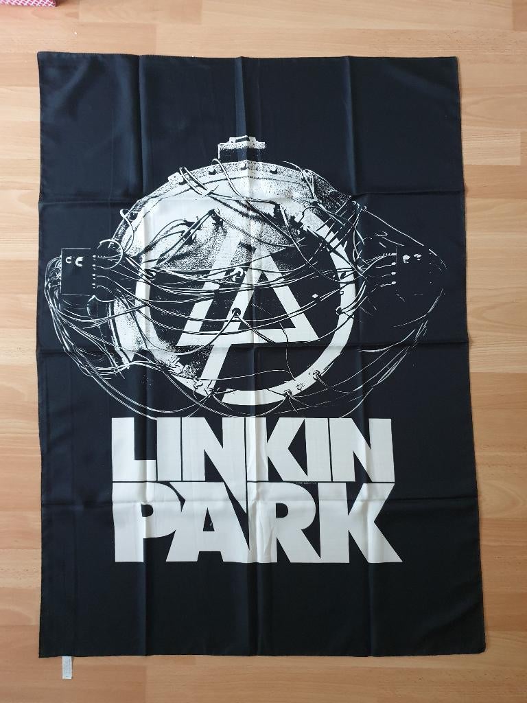 Vlag - Linkin Park - Logo / Wires (2007), Ophalen of Verzenden, Zo goed als nieuw