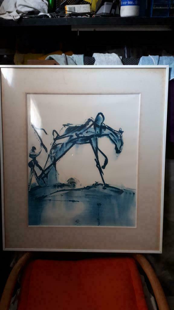 kader met kunst tekening design, Antiek en Kunst, Ophalen