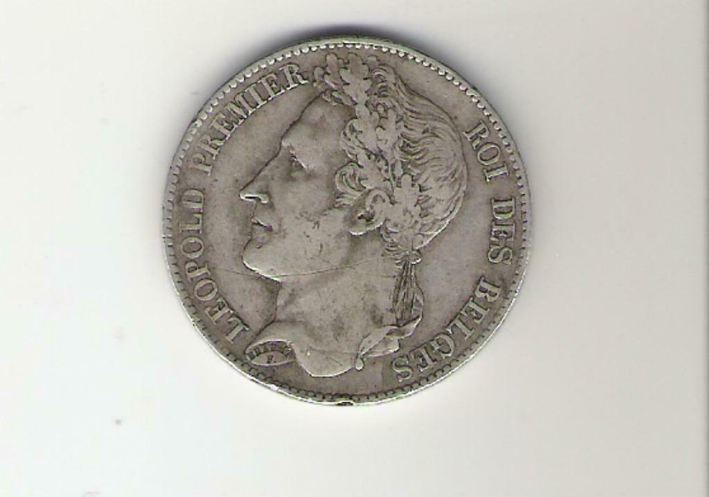 piece monnaie belge 5 franc, Ophalen of Verzenden, België, Zilver