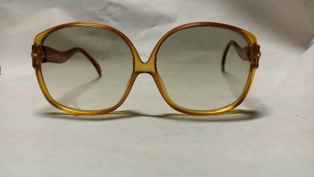 Vintage Christian Dior, Handtassen en Accessoires, Zonnebrillen en Brillen | Dames, Ophalen, Gebruikt, Oranje, Christian Dior