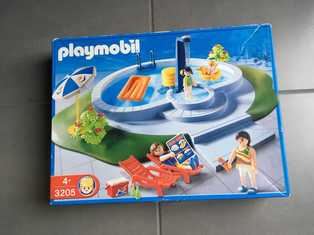 Zwembad Playmobil, Kinderen en Baby's, Speelgoed | Playmobil, Ophalen, Gebruikt