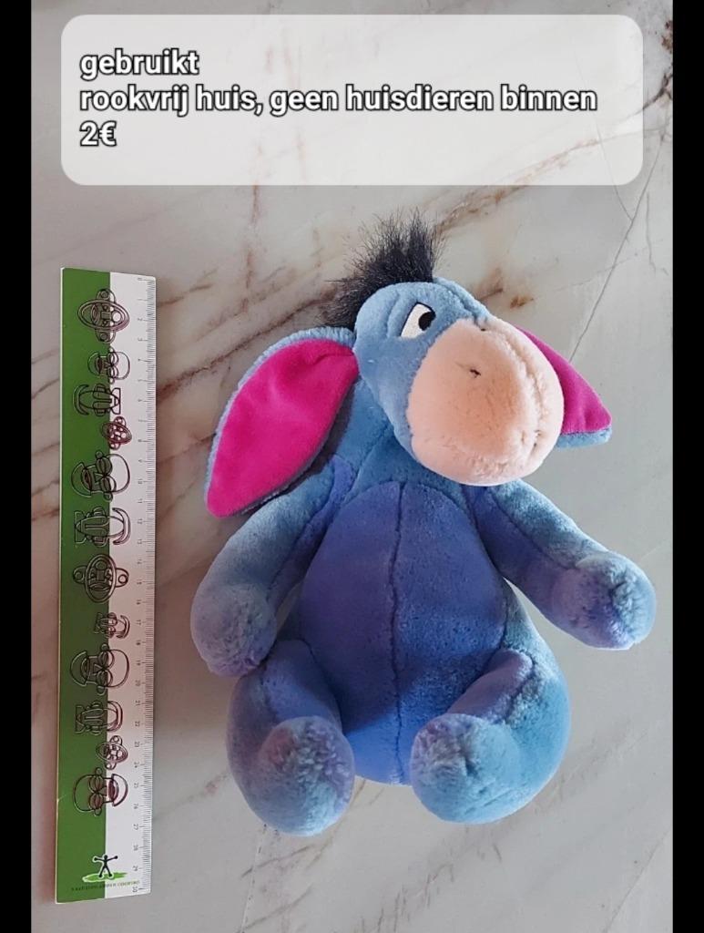 Knuffel Iejoor winnie de poeh, Verzamelen, Ophalen of Verzenden, Winnie de Poeh of vrienden, Gebruikt, Knuffel